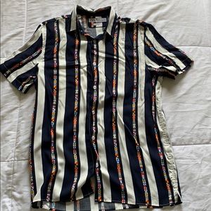 Zara Men’s Small - Print Button Up Shirt